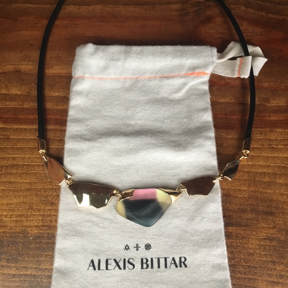 Alexis Bittar multi color necklace